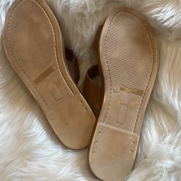 7.5 WW brown leather Bella-Vita sandals - Picture 2 of 4